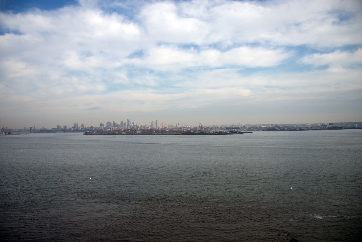 06-04 Hudson River, Brooklyn and Governors Island From Statue Of Liberty Pedestal